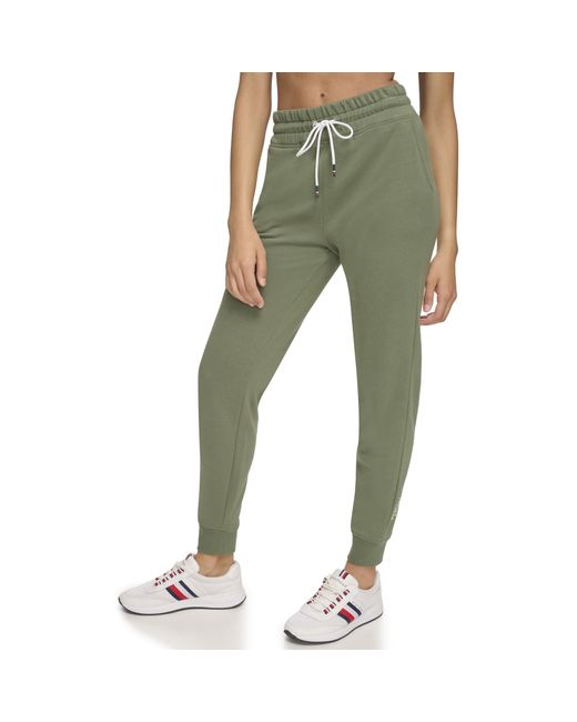 Tommy Hilfiger Green Soft French Terry Tapered Jogger