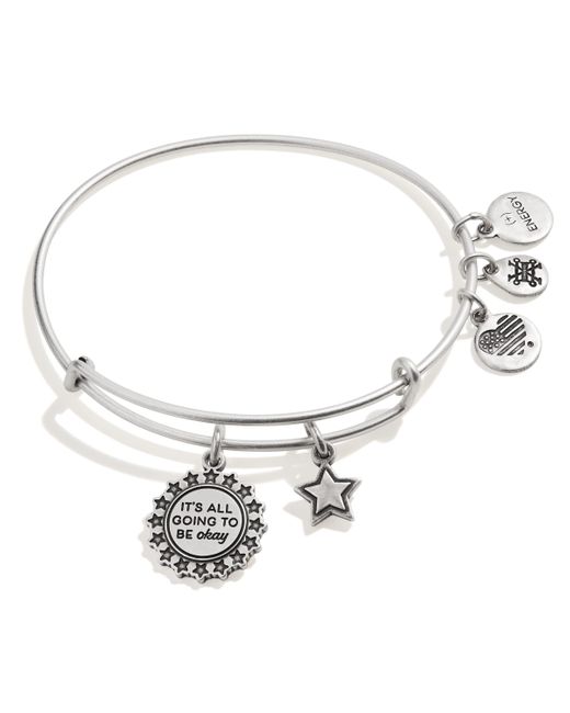 ALEX AND ANI Metallic Connections Expandable Bangle For