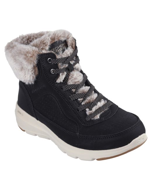 Skechers Blue On-the-go Glacial Ultra Sneaker Boot Ankle