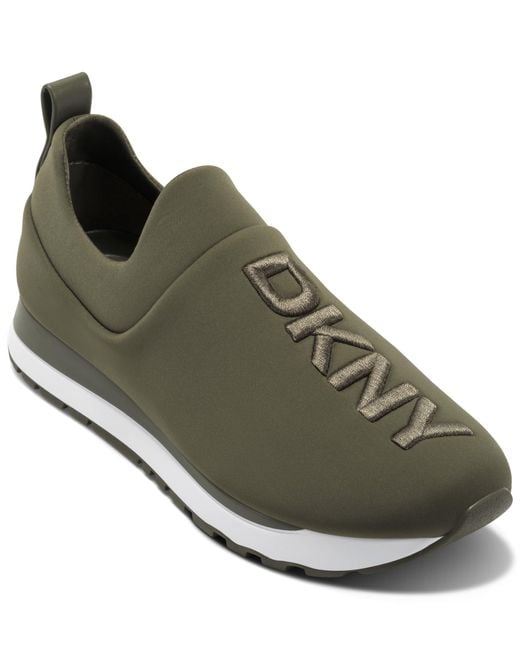 DKNY Women's Green Jadyn Slip On Jogger Sneaker