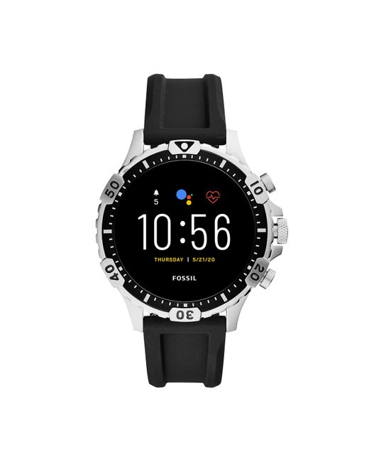fossil gunmetal smartwatch