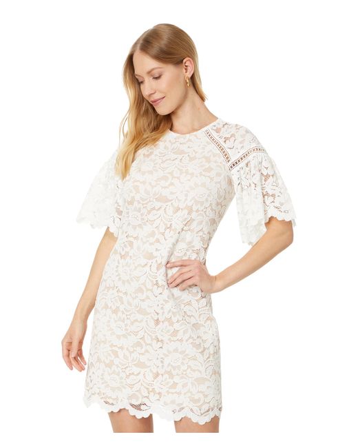 Vince camuto hotsell white lace dress
