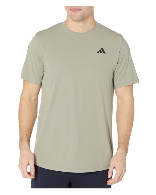 adidas Club 3-stripes Tennis T-shirt in Green for Men | Lyst
