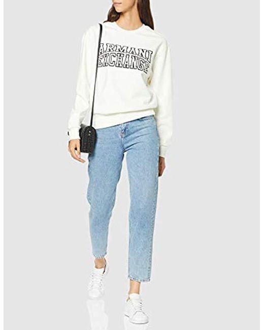 Armani Exchange Clssic Pullover Sweter With X Lettering Cross
