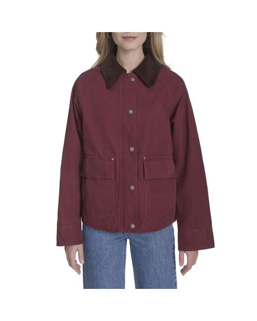 Levi's Red Short Cotton Barn Jacket