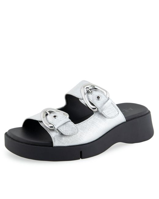 Aerosoles Black Faith Slide Sandal