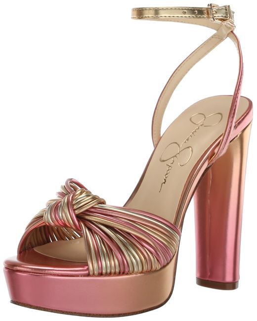Jessica Simpson Pink Immie Platform Sandal Heeled