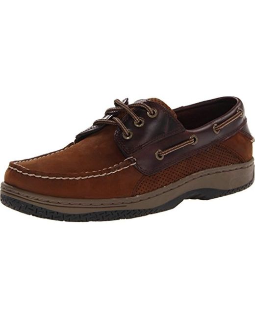 Sperry Top-Sider Leather Billfish 3-eye Boat Shoe in Brown ...