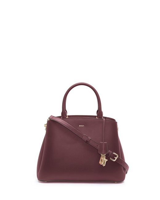 DKNY Purple Paige Medium Satchel