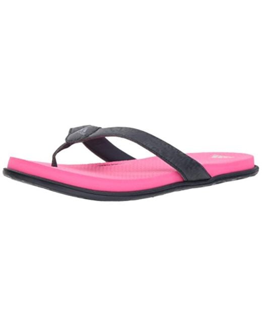 Adidas Originals Pink Cloudfoam Flip Flop Slide Sandal