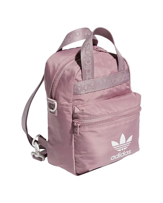 adidas Originals Micro Backpack Small Mini Travel Bag in Purple Lyst