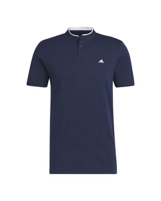 Adidas Blue Go-to Henley Polo Shirt for men