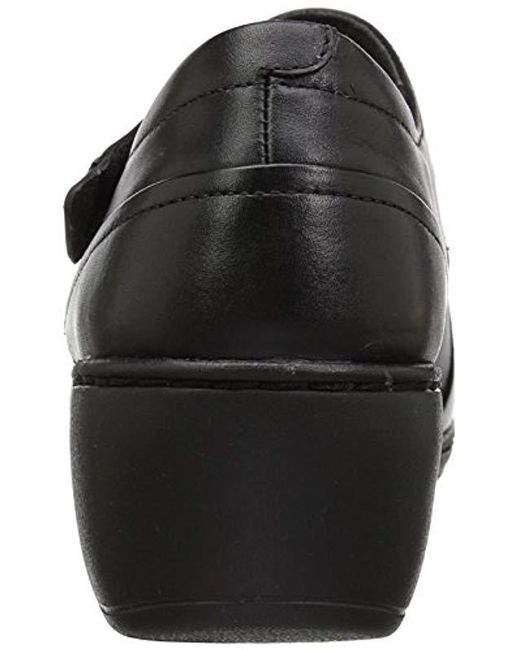 Clarks Channing Penny Mary Jane Flat in Black | Lyst