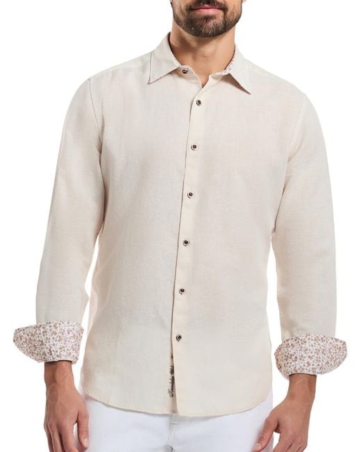 Robert Graham White 's Borsi Long-sleeve Button-down Shirt for men