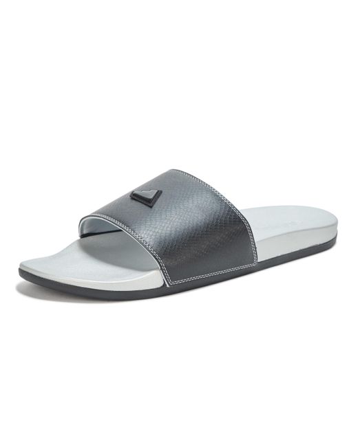 Adidas Gray Adilette Comfort Slide Sandal