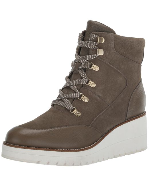 Cole Haan Brown Zerogrand City Wedge Hiker Ankle Boot