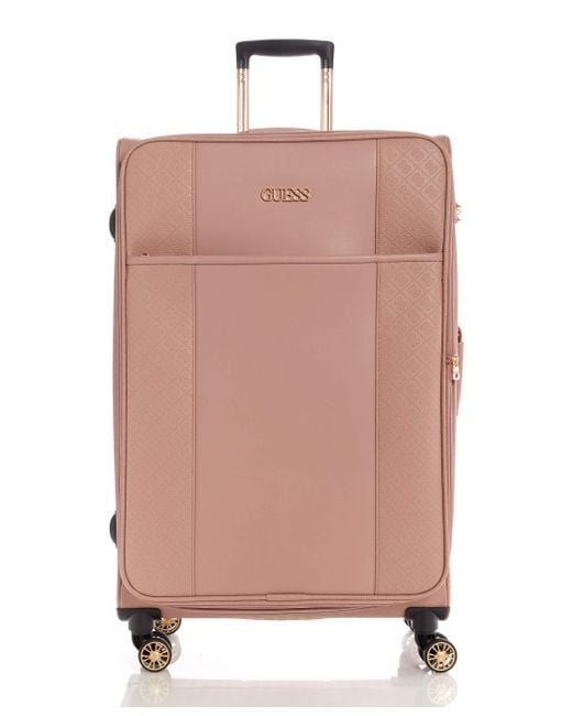 Guess Pink Ninnette 28-inch 8-wheel Upright In Rose