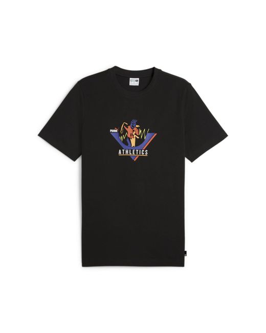 PUMA Black Graphics Tee 3 for men