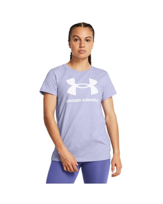 Under Armour Blue S Live Sportstyle Graphic Short Sleeve Crew Neck T-shirt,