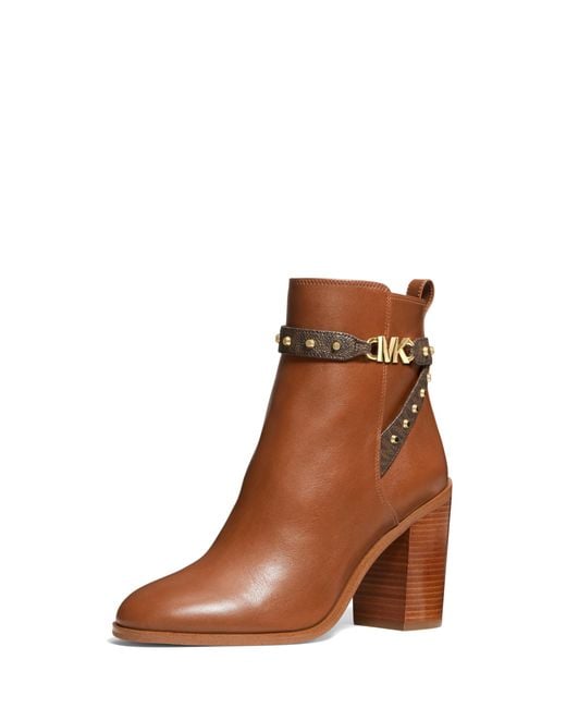 Michael Kors Brown Farrah Bootie