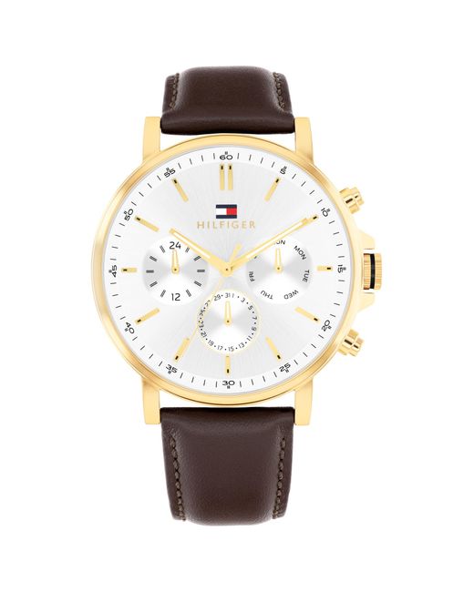 Tommy Hilfiger White Multifunction Quartz Watch – Stainless Steel for men