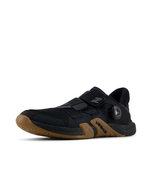 New Balance Men's Black Minimus Tr V2 Boa Cross Sneaker