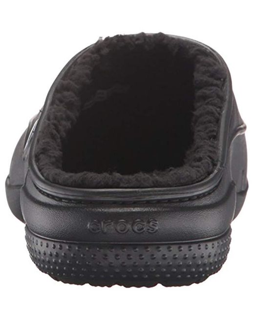 Crocs™ Freesail Plush Lined Clog in Black | Lyst