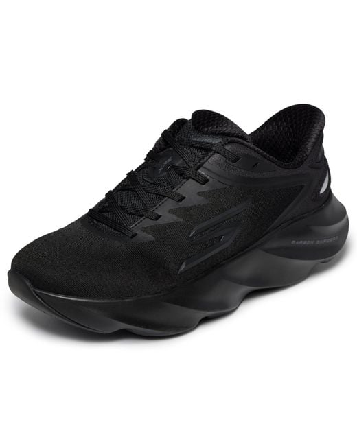 Skechers Black Aero Burst Hands Free Slip-ins Sneaker