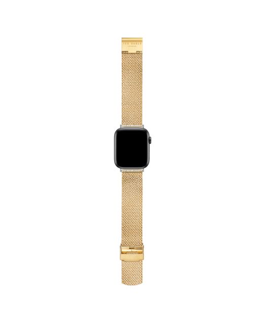 Ted Baker Black Yellow Gold Jewellery Mesh Band For Apple Watch®