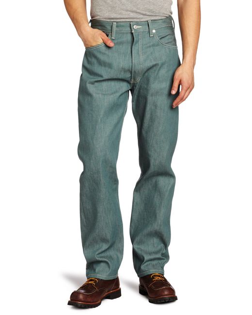Levi's Green 501 Original Fit Jeans for men