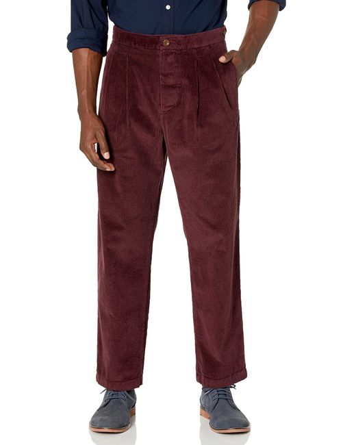 Tommy Hilfiger Red Adaptive Corduroy Chino Pant for men