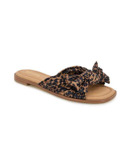 Kensie Brown Renata 2 Flat Sandal