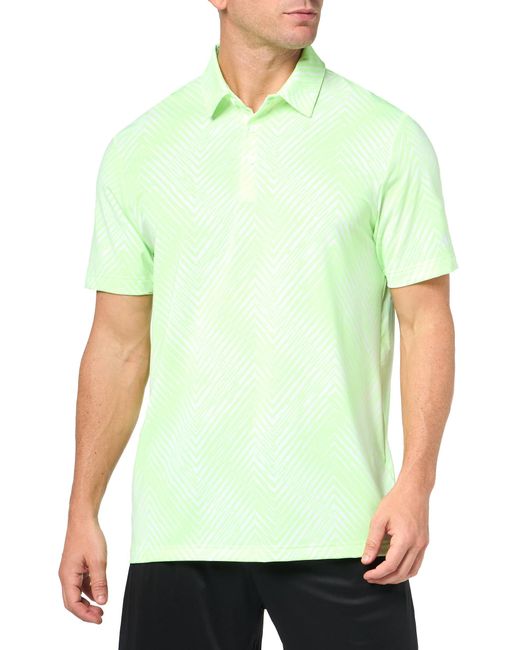Adidas Green Ultimate365 Allover Print Polo Shirt for men