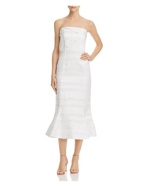 mermaid midi cocktail dress