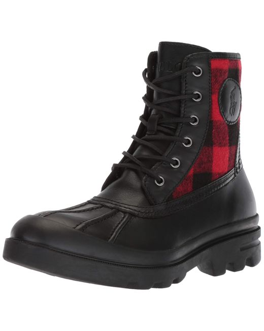 ralph lauren red boots