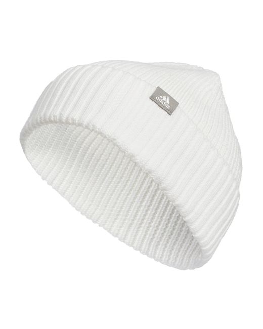 Bonnet pliable tendance pour femme Adidas en coloris White