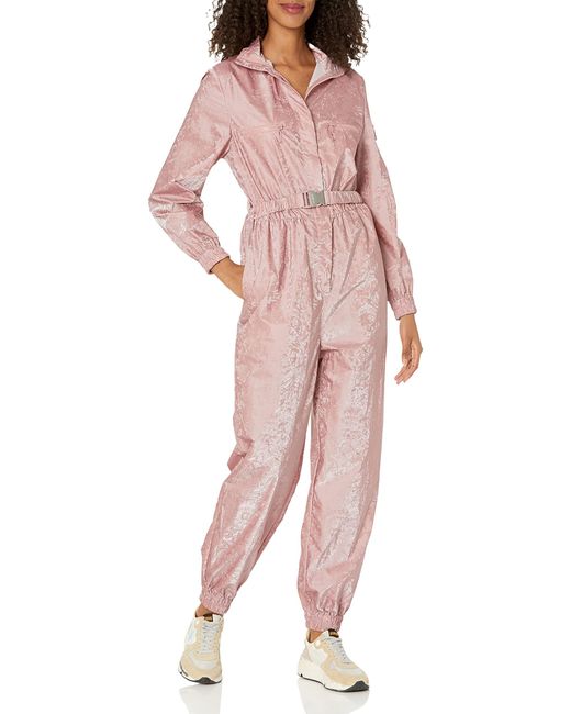 Guess Pink S Christine Long Jumpsuit
