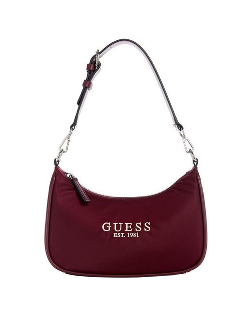 Guess Purple Arona Shoulder Bag