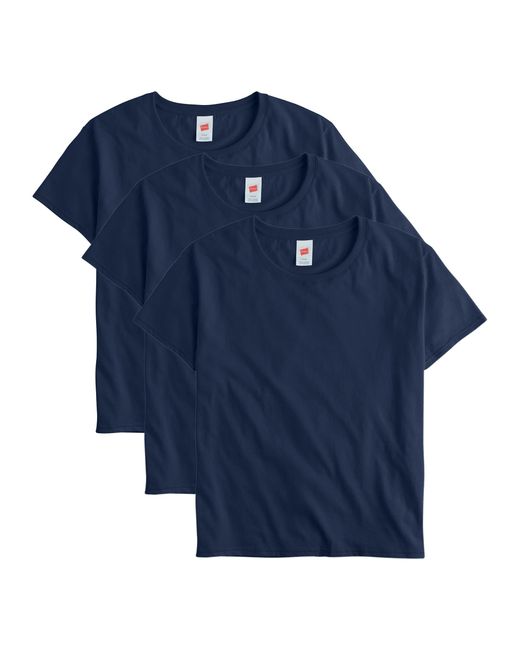 Hanes Blue Essentials Oversized T-shirt Pack