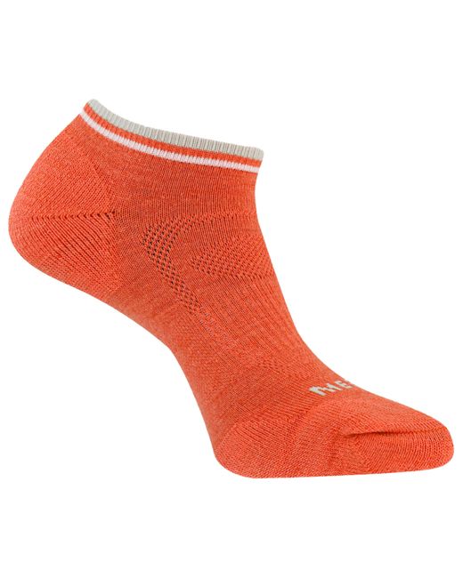 Merrell Red Zoned Cushioned Wool Hiking Socks-1 Pair Pack-breathable Arch Support