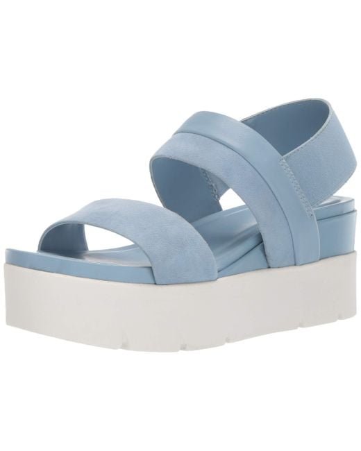 franco sarto blue wedges