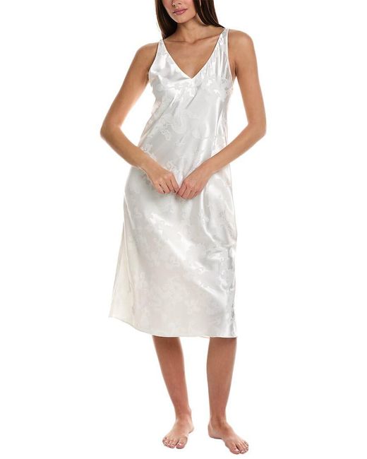 N Natori White Gown Length 46"