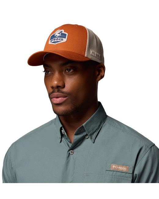 Columbia Blue Phg Patch Mesh Snap Back