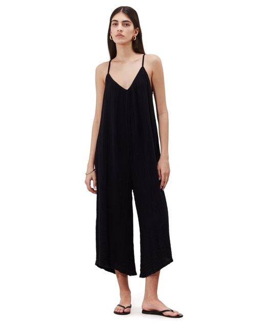 Gottex Women's Black Standard Cloudshore Oversized Jumpsuit Cover-up