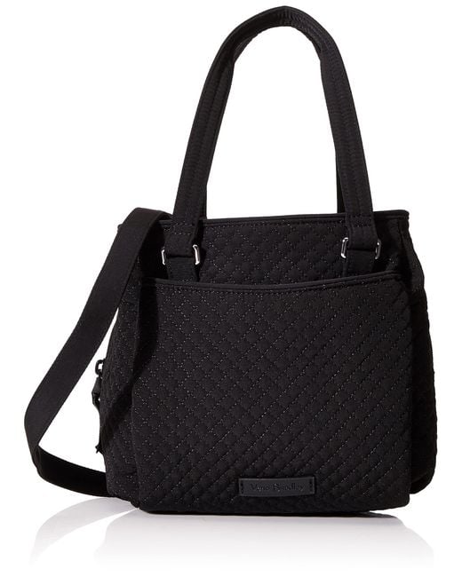 vera bradley black tote microfiber