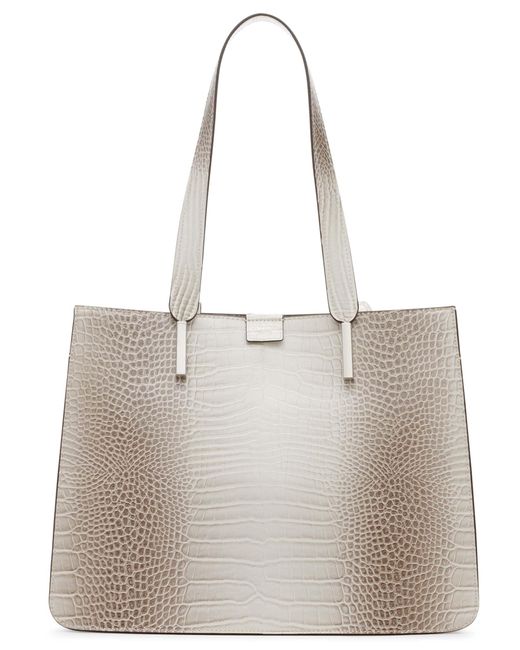 Calvin Klein Audrey North/south Tote in Natural | Lyst