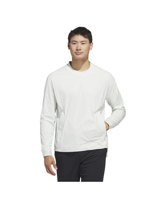 Adidas White Ultimate365 Tour Wind.rdy Sweatshirt for men