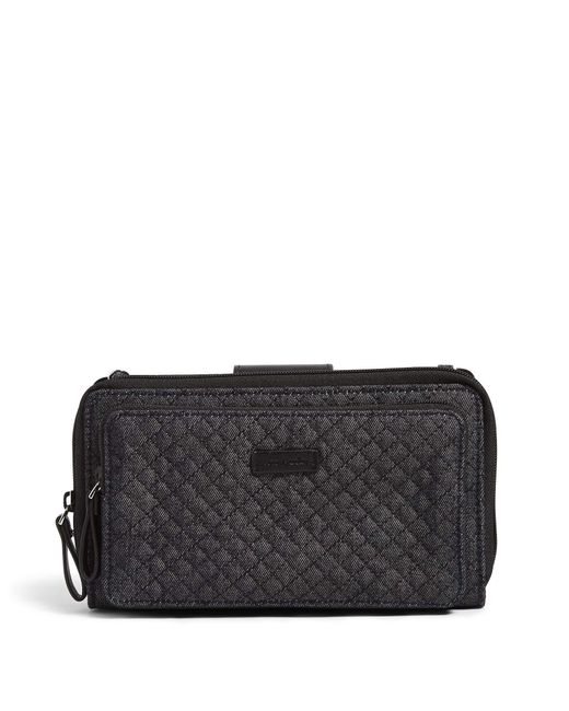 Vera Bradley Denim Deluxe All Together Crossbody Purse With Rfid