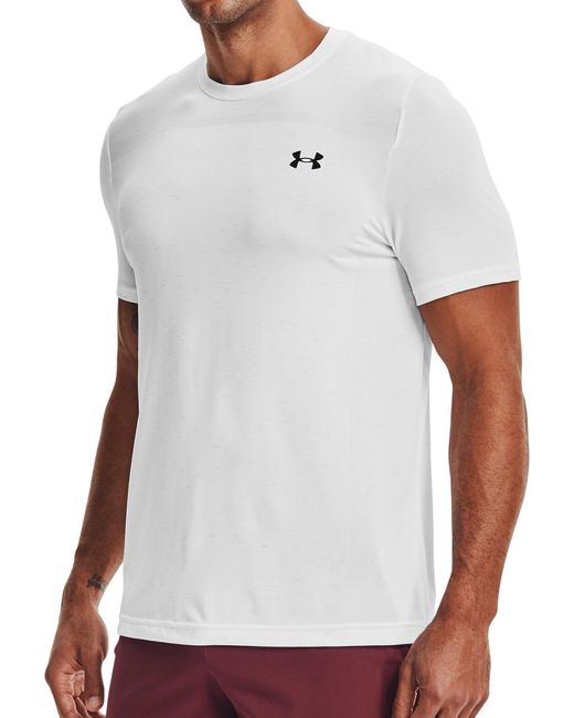 Under Armour White Seamless Short Sleeve T-shirt for men