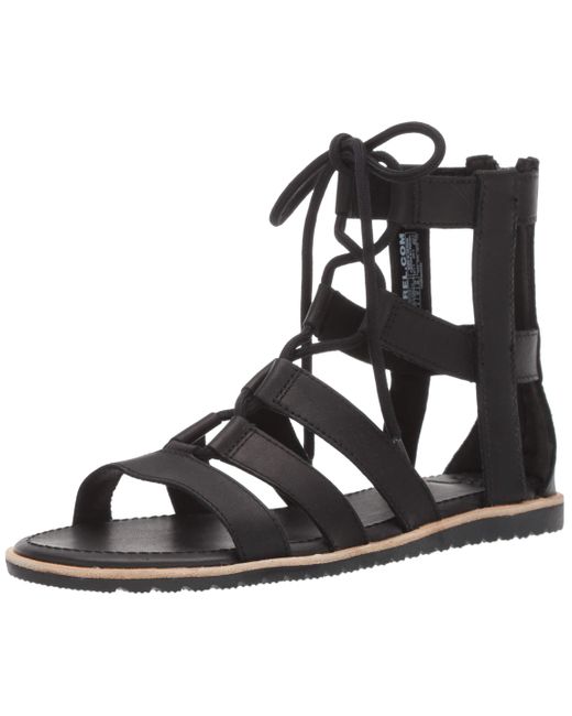 sorel flat sandals